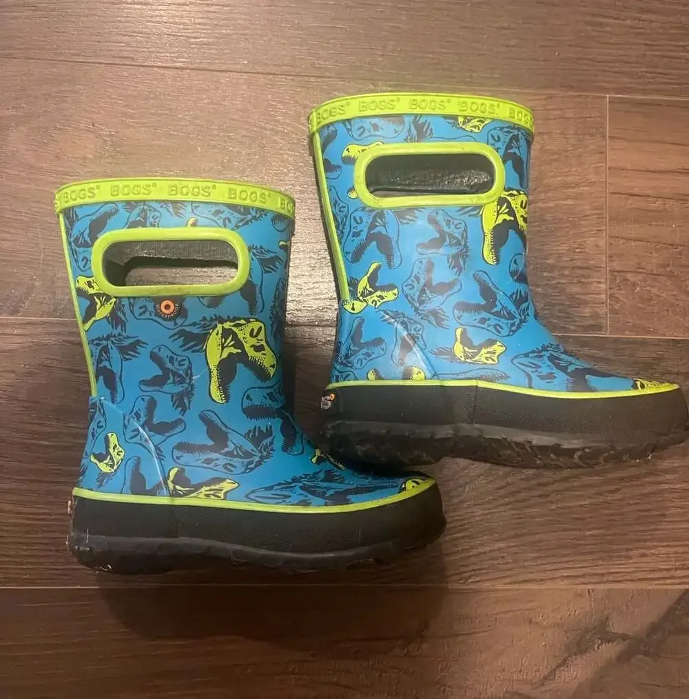 Bogs Skipper Cool Dinos Waterproof Rain Boots